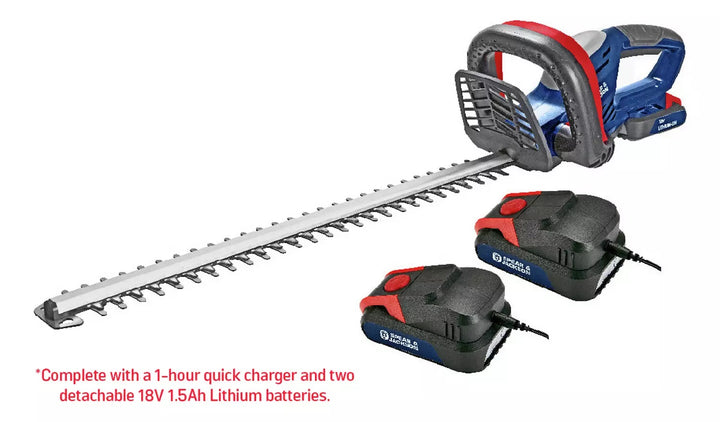 Spear & Jackson S1851CHX2 51cm Cordless Hedge Trimmer With 2 Batteries