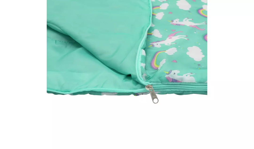 Pro Action Unicorn Kids 200GSM Envelope Sleeping Bag