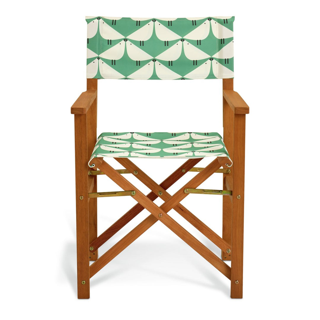 Habitat x Scion Folding Wooden Garden Director Chair - Lintu