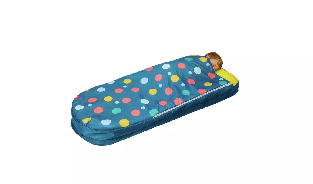 Polka Dot Junior ReadyBed Kids Air Bed and Sleeping Bag