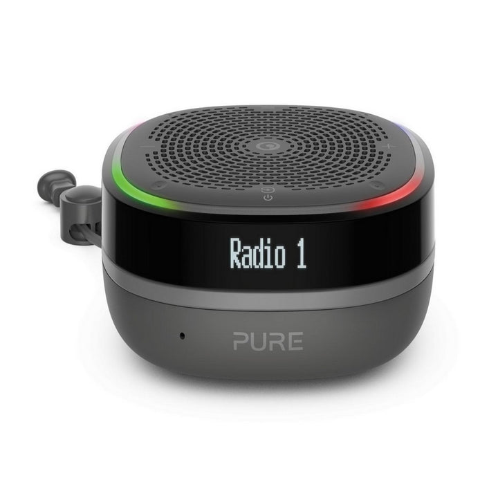 Pure StreamR Splash Portable Bluetooth Speaker DAB Digital Radio Alexa LED