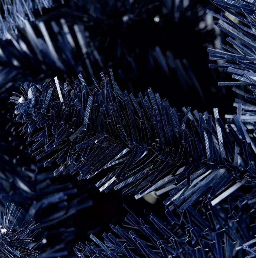Premier Decorations 5ft Fir Christmas Tree - Midnight Blue