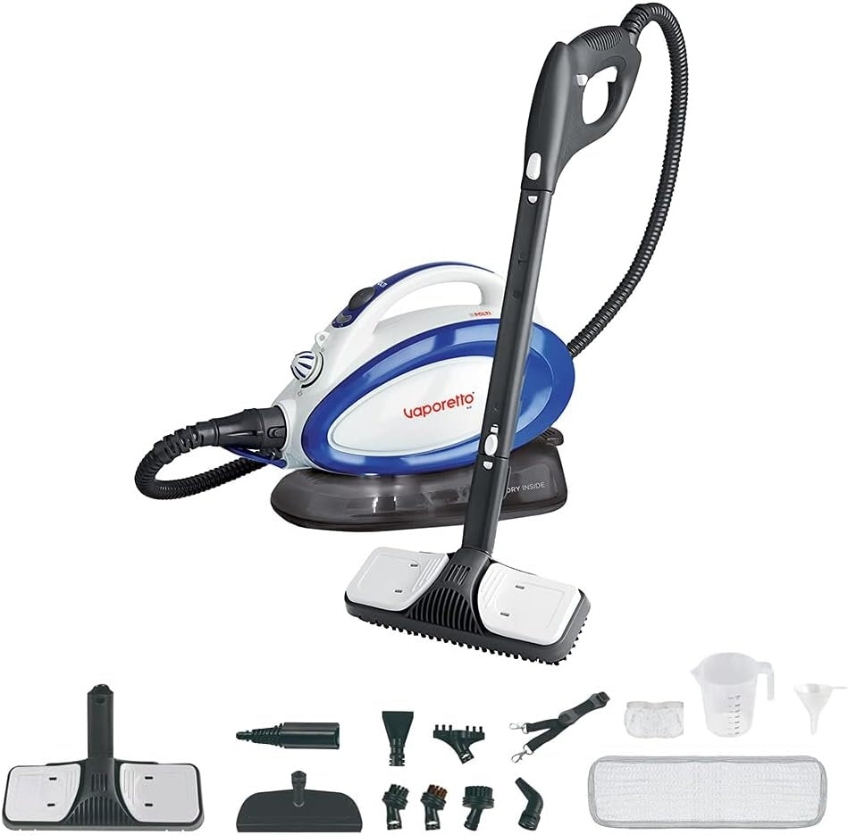 Polti PTGB0049 Vaporetto Go Portable Steam Cleaner - Blue & White