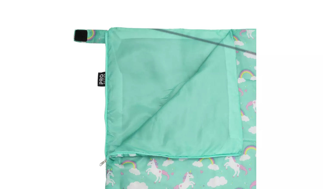 Pro Action Unicorn Kids 200GSM Envelope Sleeping Bag