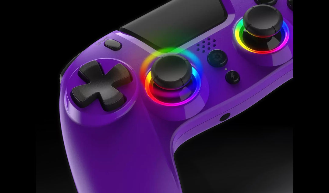 Gioteck VX4+ PS4 Wireless RGB Controller - Purple