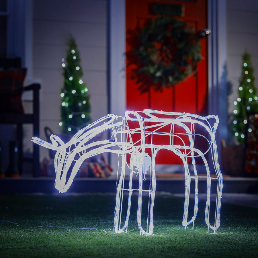 Home Animated LED Nodding Reindeer - 2726557