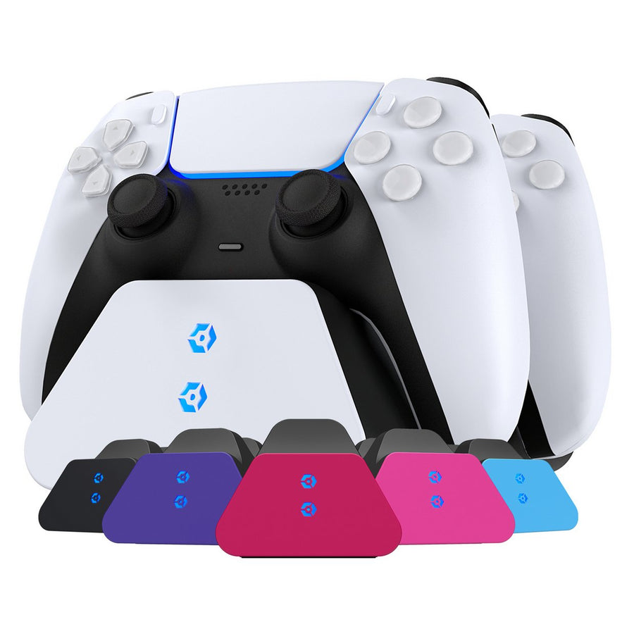 Gioteck Duo charging stand for PS5 DualSense with 6 colours