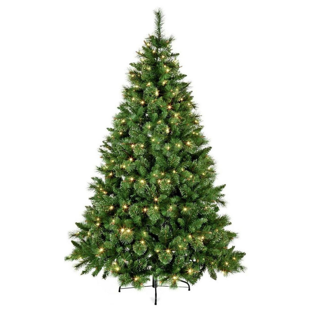 Premier Decorations 6ft Prelit Ridgemere Pine Christmas Tree