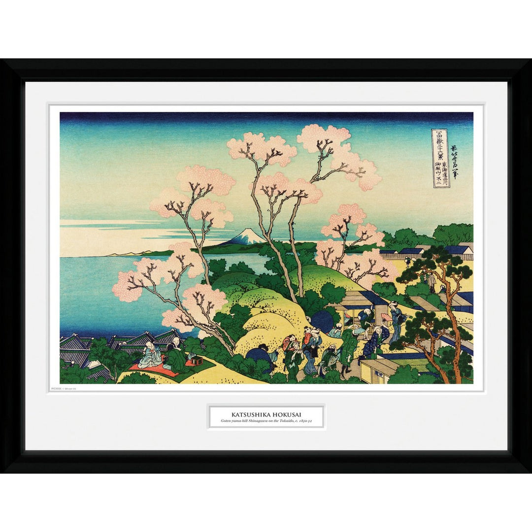 Japanese Art Goten-Yama Hill, Shinagawa on the Tokaido by Katsushika Hokusai -30x40cm