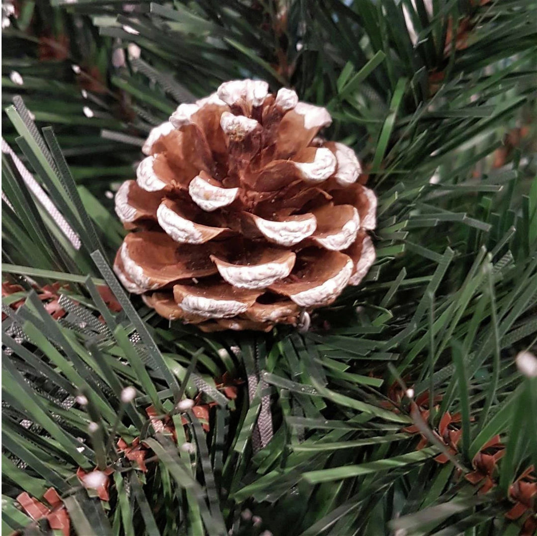 Premier Decorations 6ft Tipped Mountain Pinetree - Green