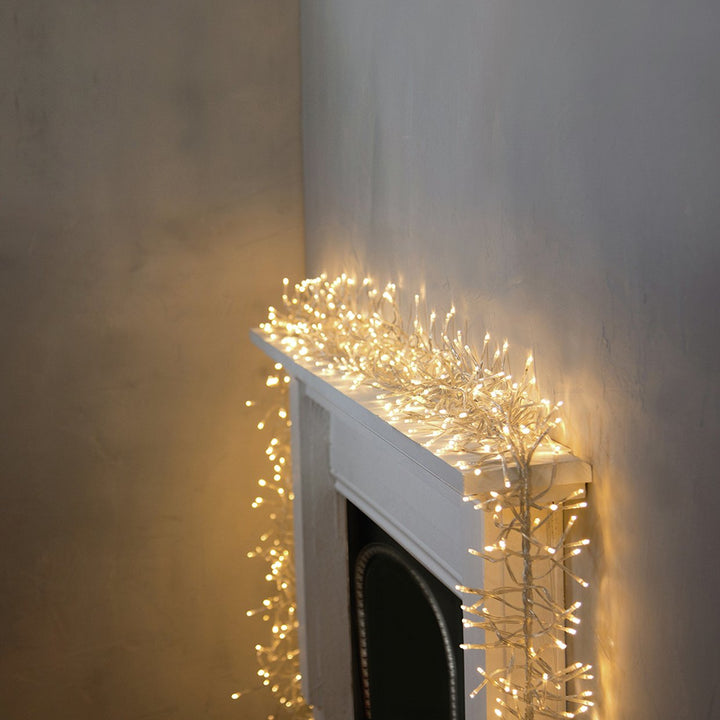 Premier 960 Warm White LED Cluster Christmas Lights