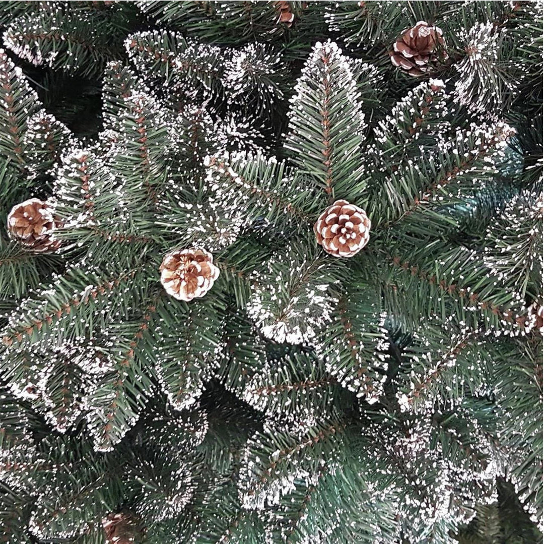 Premier Decorations 6ft Tipped Mountain Pinetree - Green