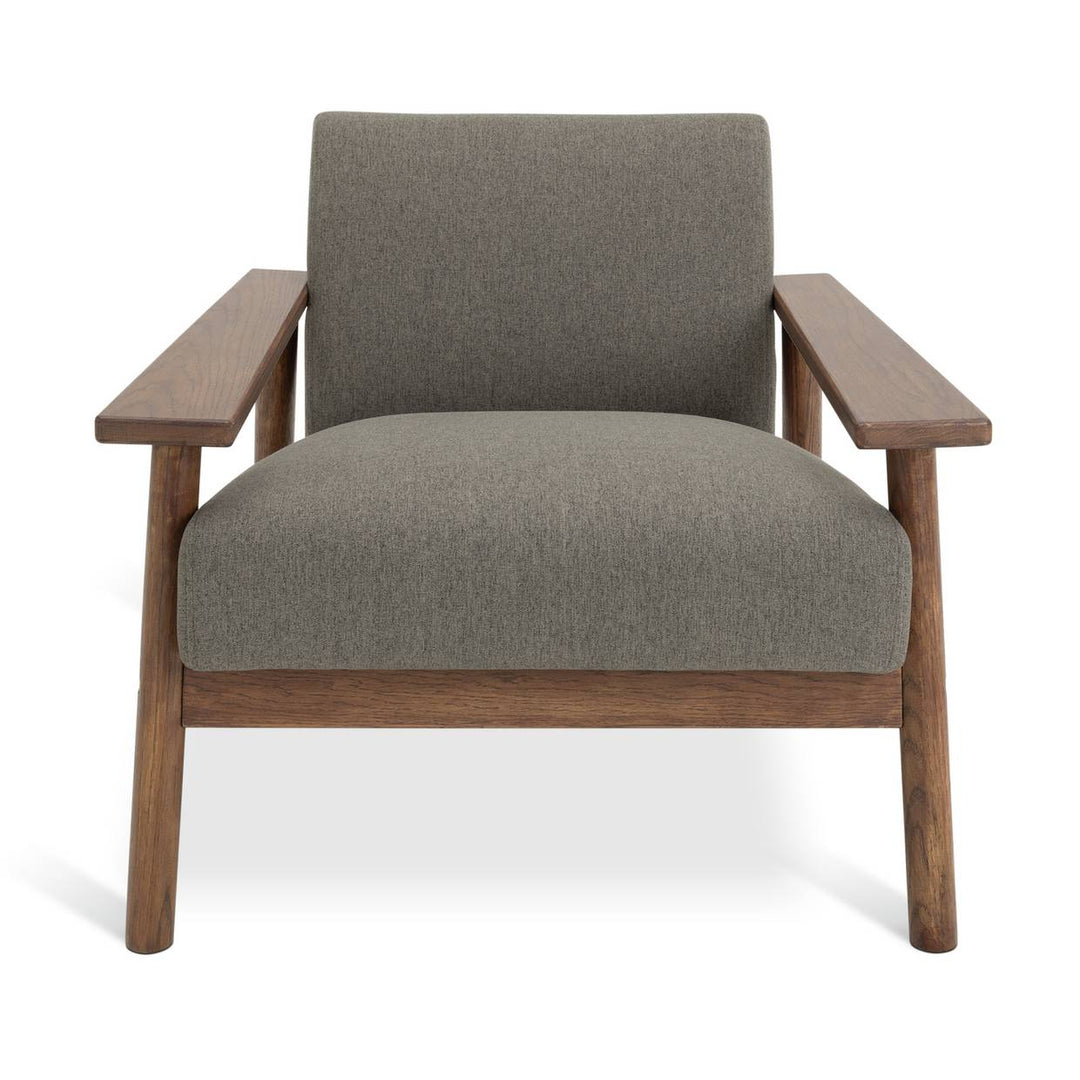 Habitat Dore Fabric Wingback Armchair - Grey