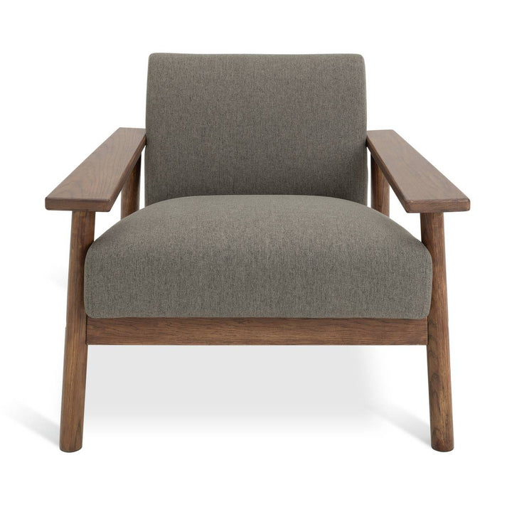 Habitat Dore Fabric Wingback Armchair - Grey