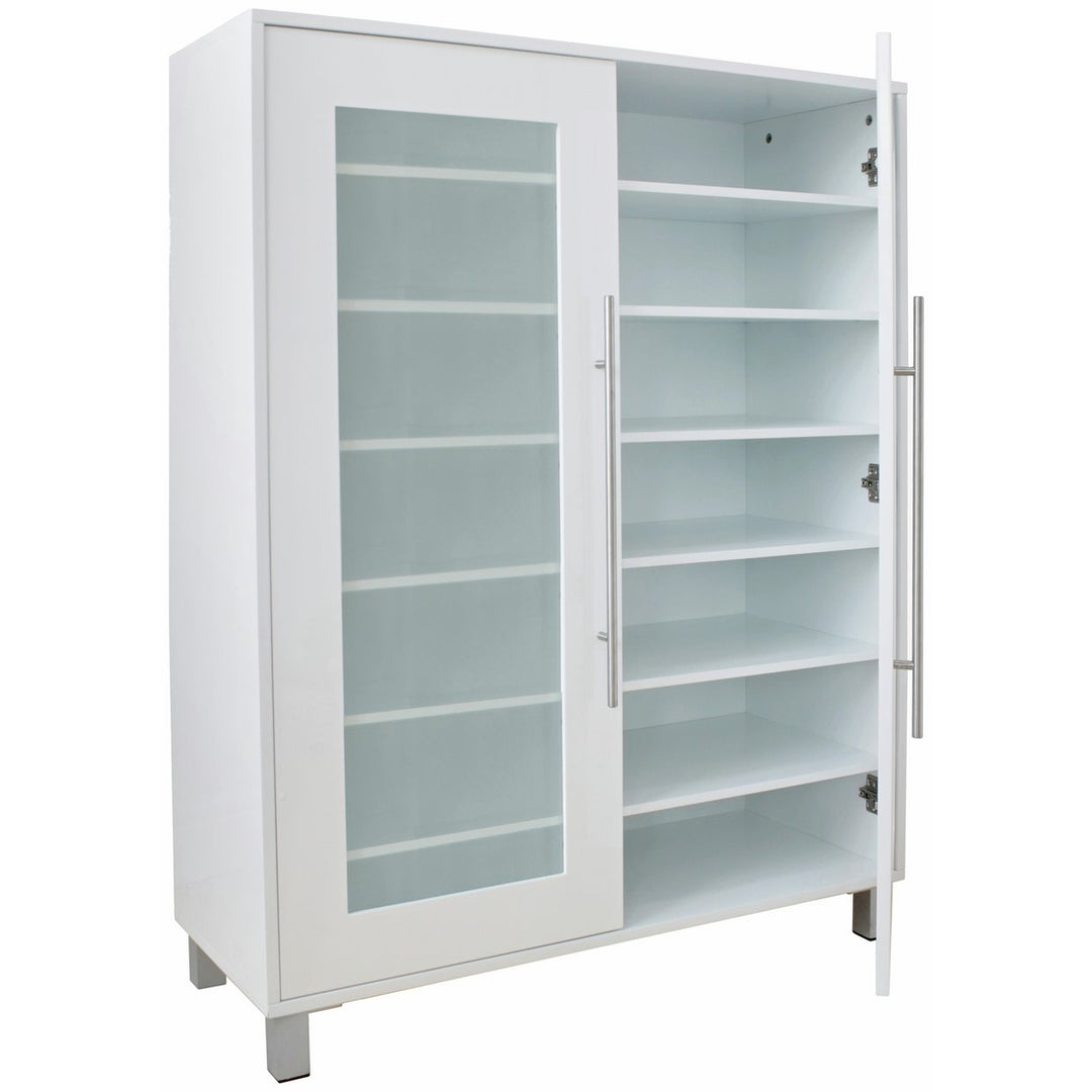 Home 2 Door Lydiard Storage Shoe Cabinet - White