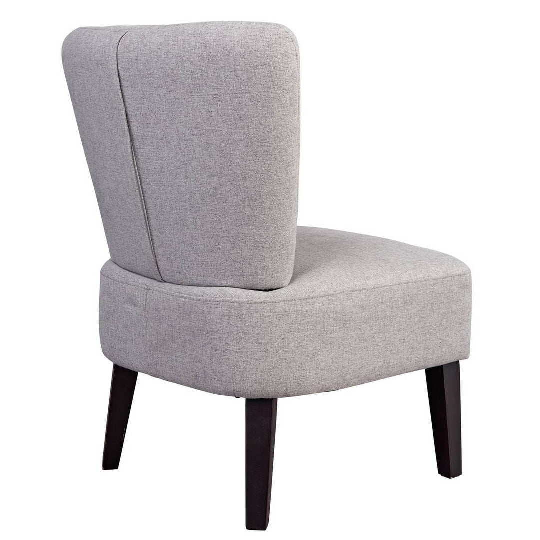 Habitat Delilah Fabric Cocktail Chair - Light Grey