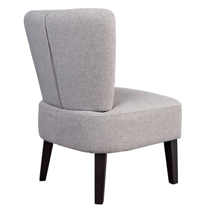 Habitat Delilah Fabric Cocktail Chair - Light Grey