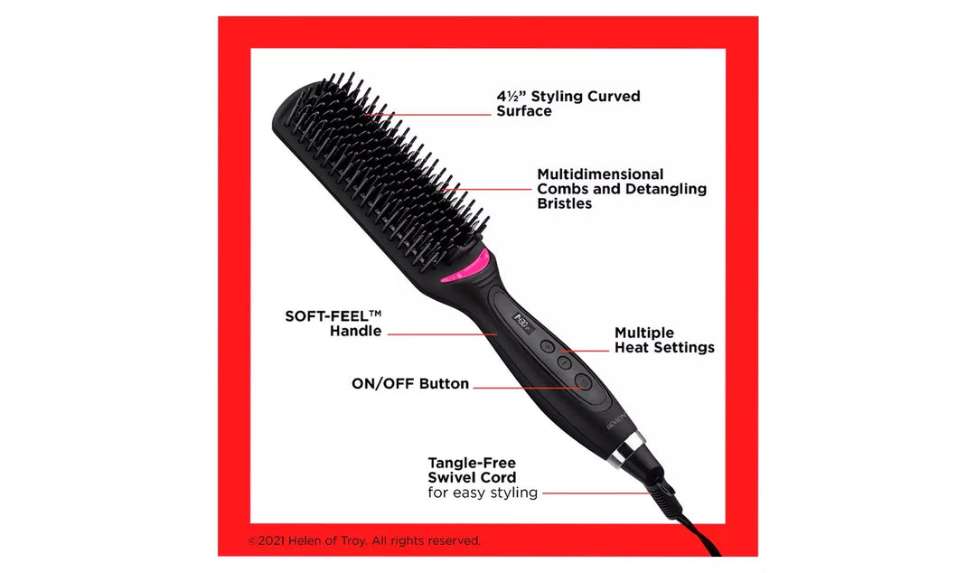 Revlon RVST2168 Salon One-Step Straight & Shine XL Hot Brush