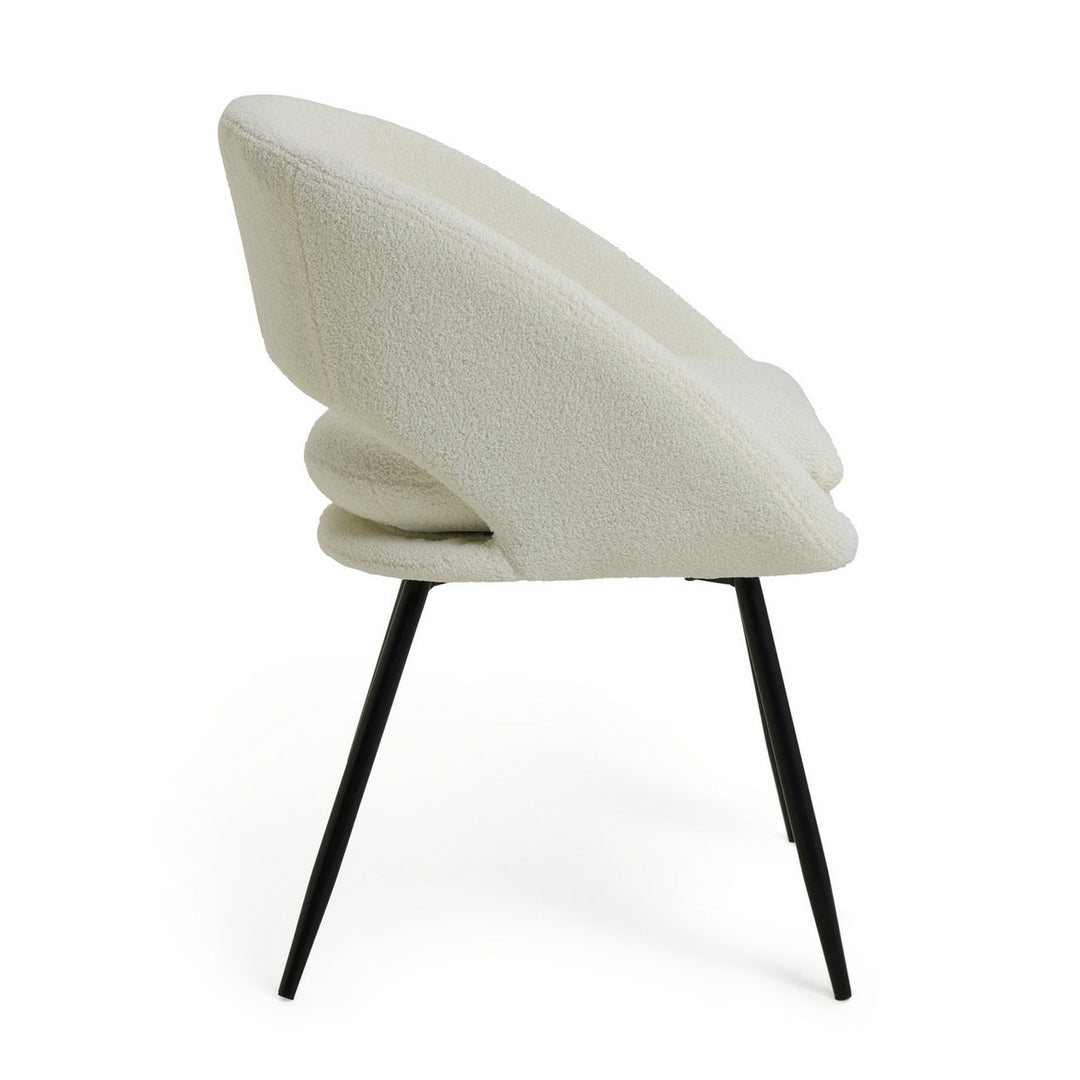 Habitat Hermione Boucle Chair - Cream