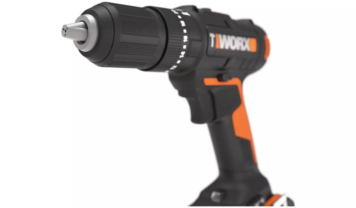Worx WX370 Cordless Impact Drill and 30 Accessories - 20V