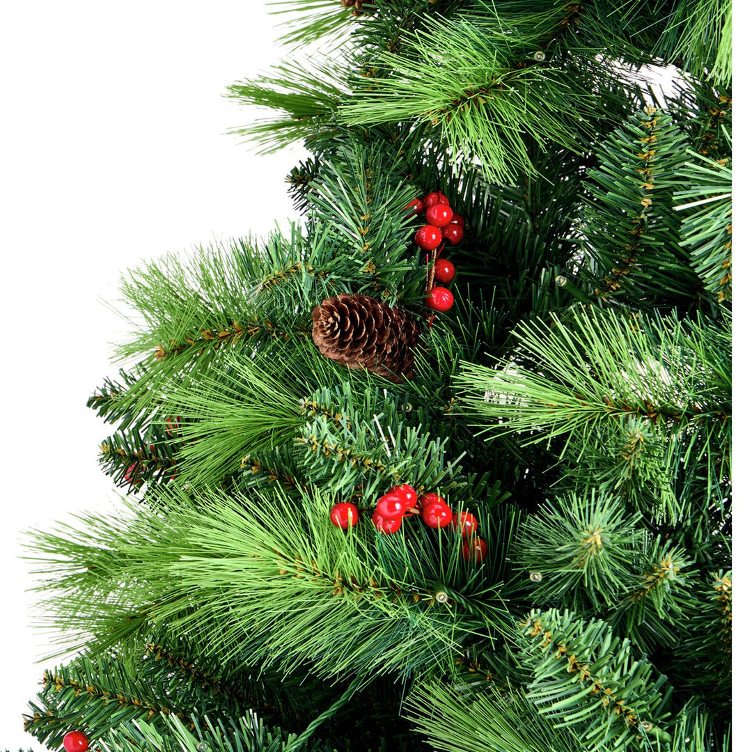 Habitat 6ft Pre lit Christmas Tree with Red Berries