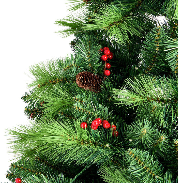Habitat 6ft Pre lit Christmas Tree with Red Berries
