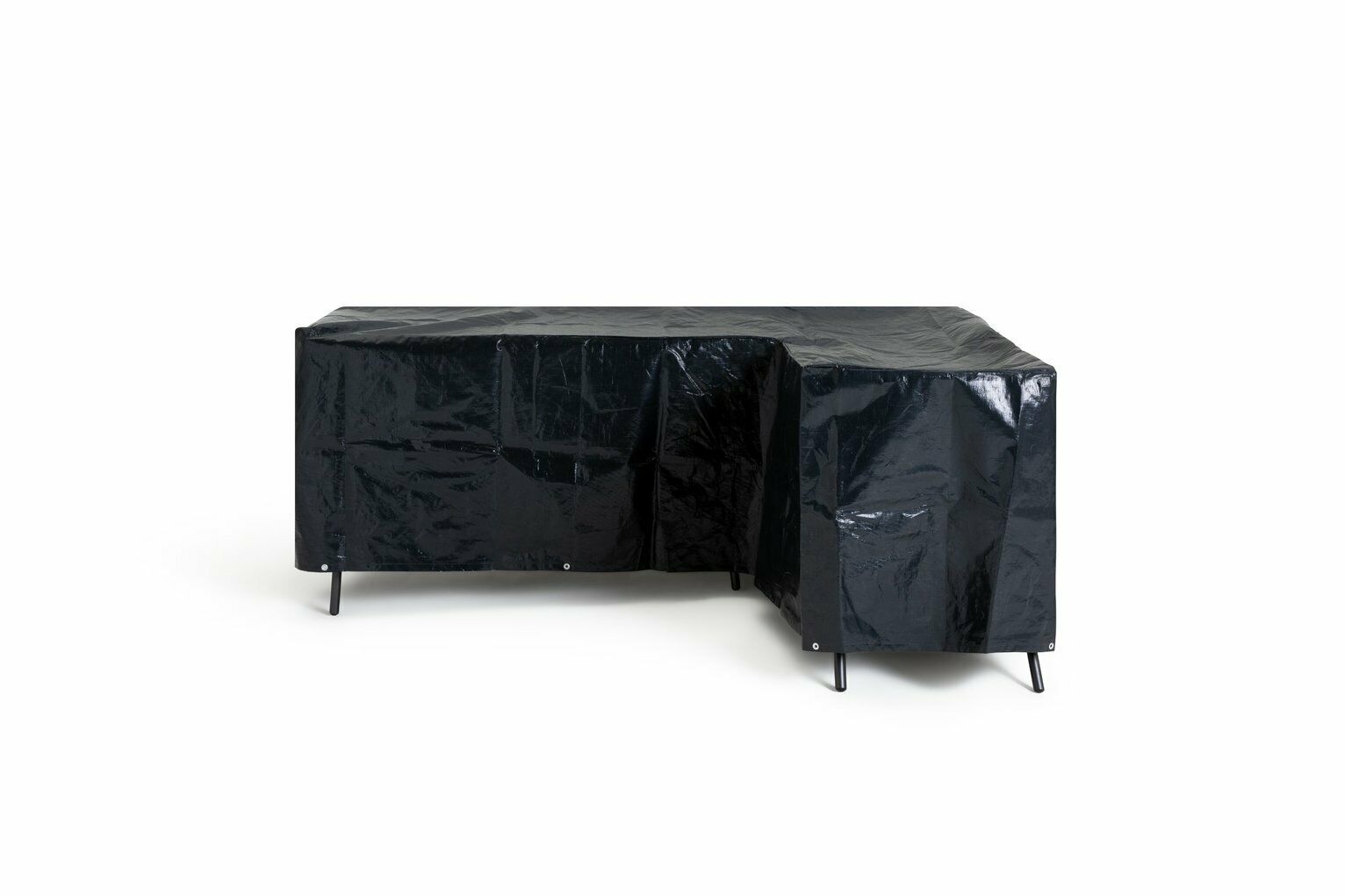 Home Heavy Duty L Shape Corner Cover - Black