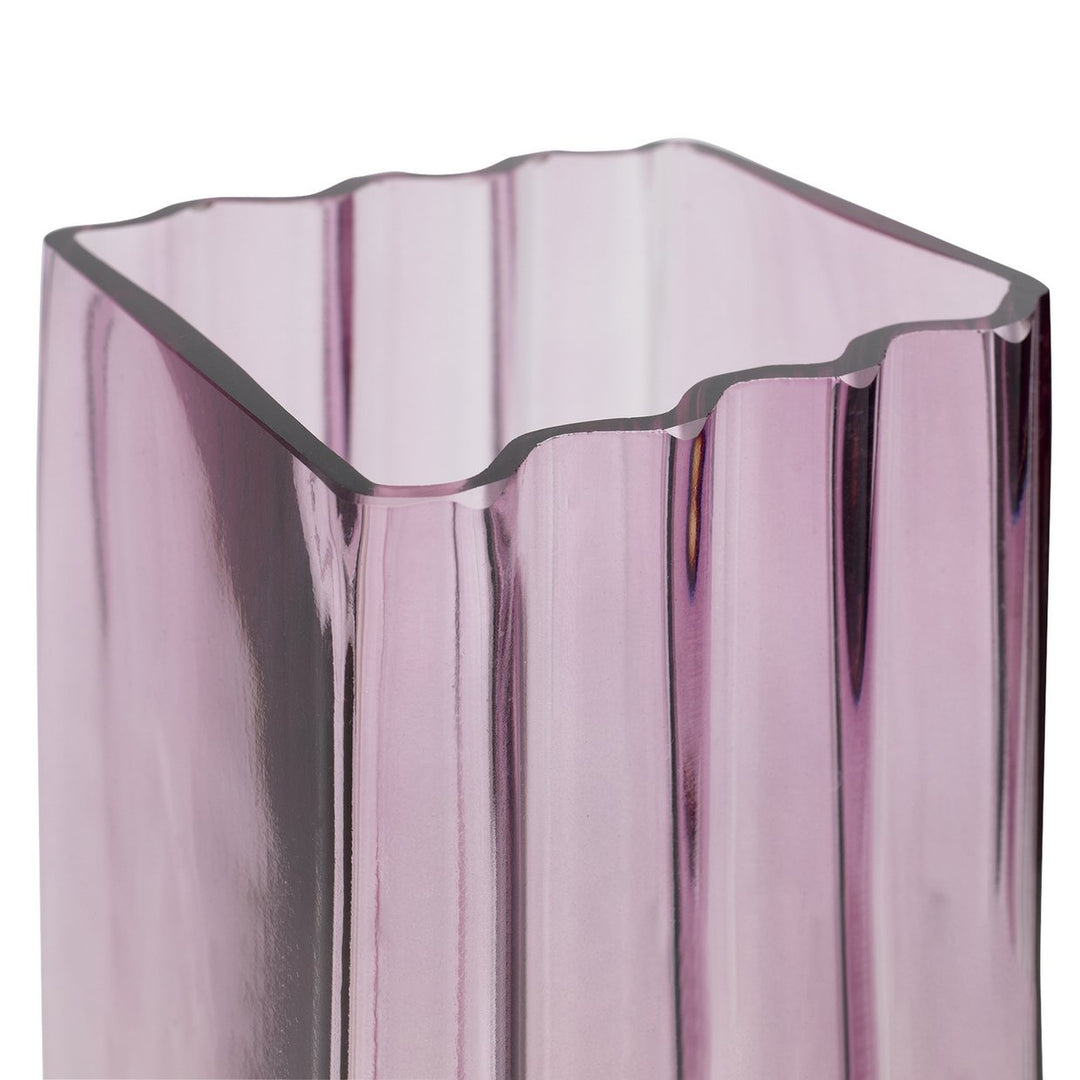 Habitat 60 Wiggle Glass Vase - Medium - Purple