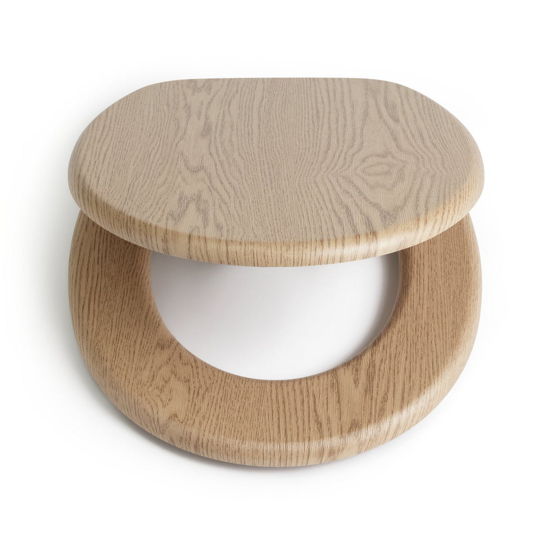 Home Natural Oak Effect Toilet Seat - Natural