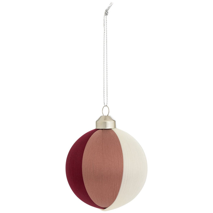 Home Pack of 6 String Wrap Christmas Baubles