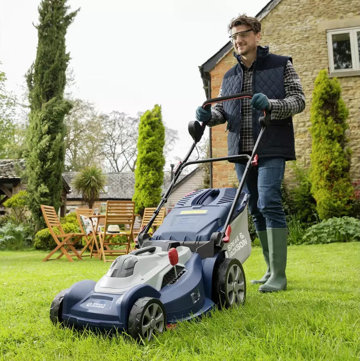 Spear & Jackson SCR3644A 44cm Cordless Rotary Lawnmower - 36V