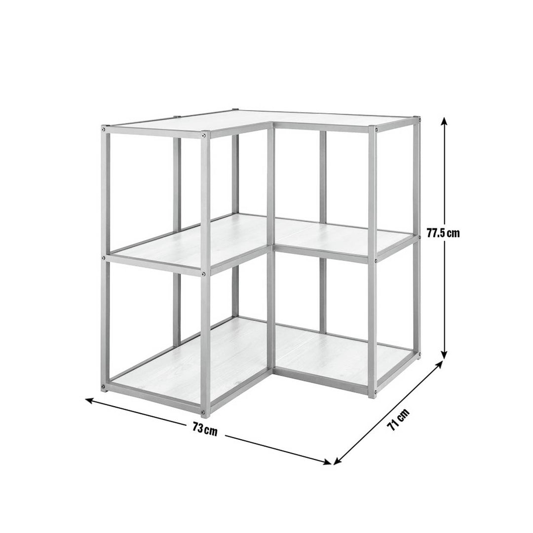 Habitat Loft Living Short Corner Shelving Unit - Light Oak