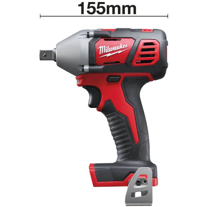 Milwaukee M18 BIW12-202C 18V 2 x 2.0Ah Li-Ion RedLithium Brushless Cordless Impact Wrench