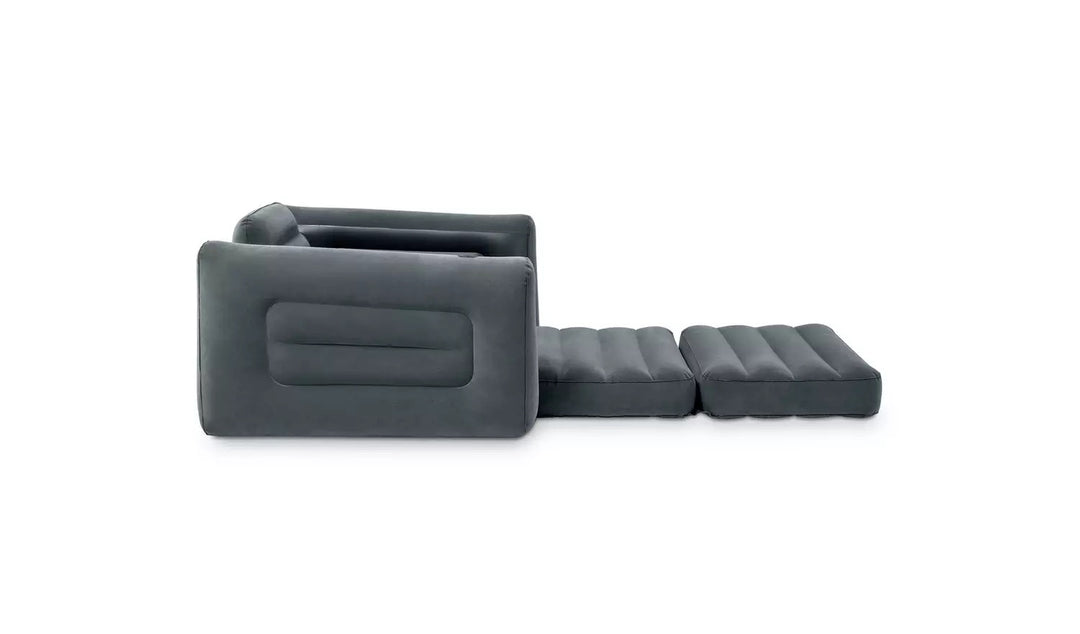 Intex Inflatable Pull Out Camping Chair - Grey