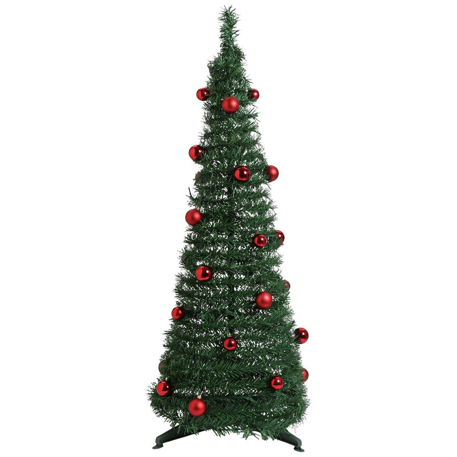 Home 4ft Pre Lit Pop Up Christmas Tree