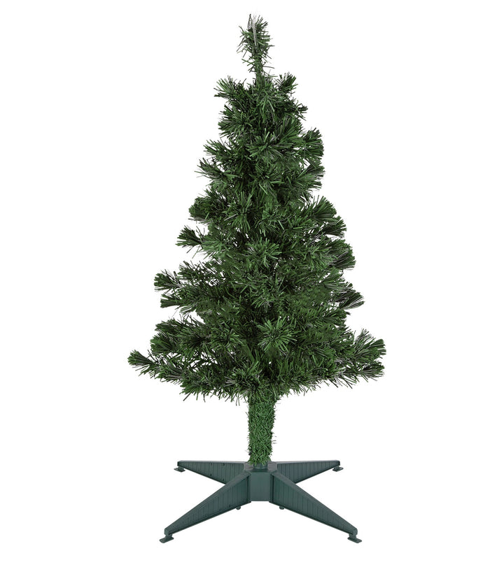 Home 3ft Fibre Optic Christmas Tree - Green