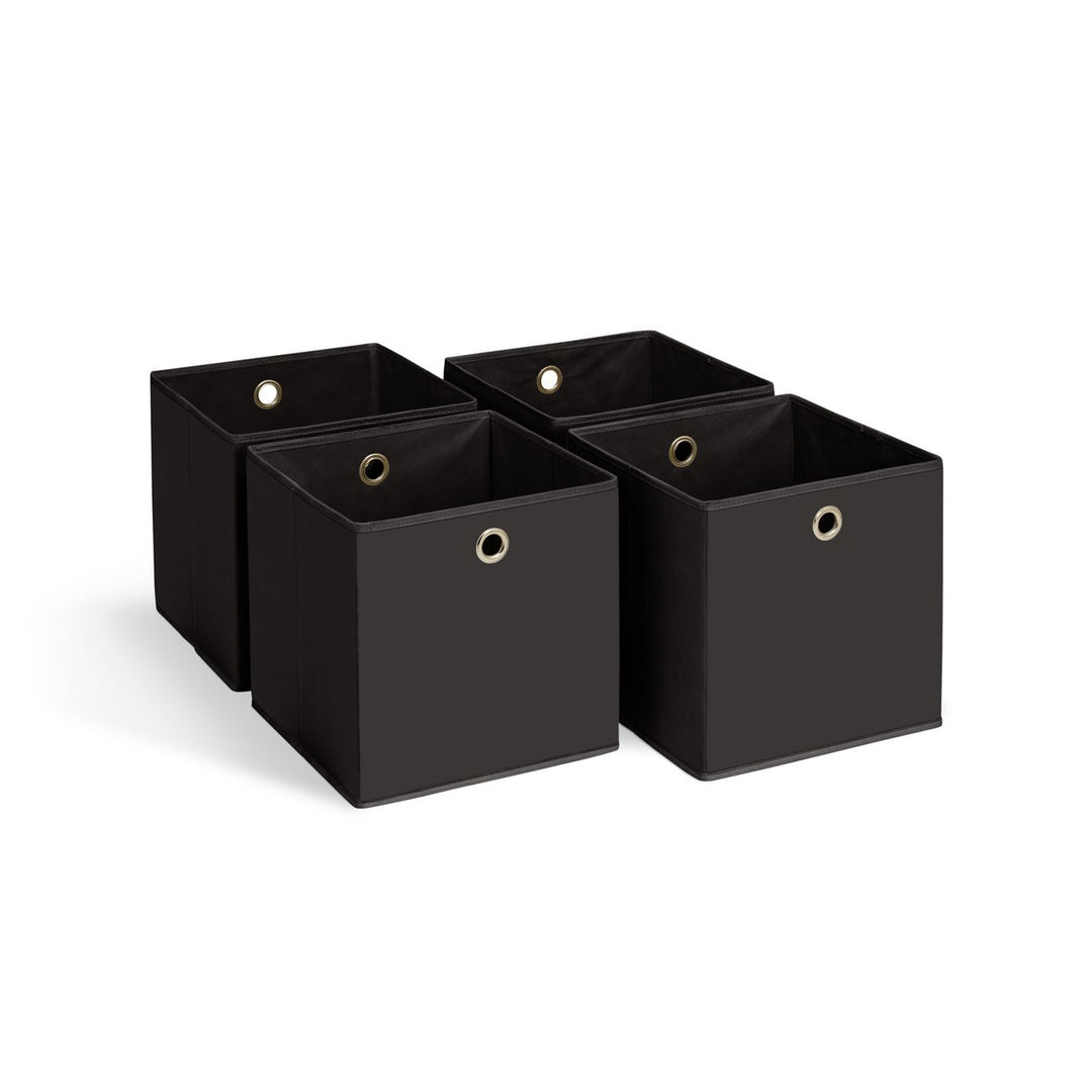 Home Set of 4 Squares Plus Boxes - Black