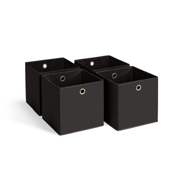 Home Set of 4 Squares Plus Boxes - Black