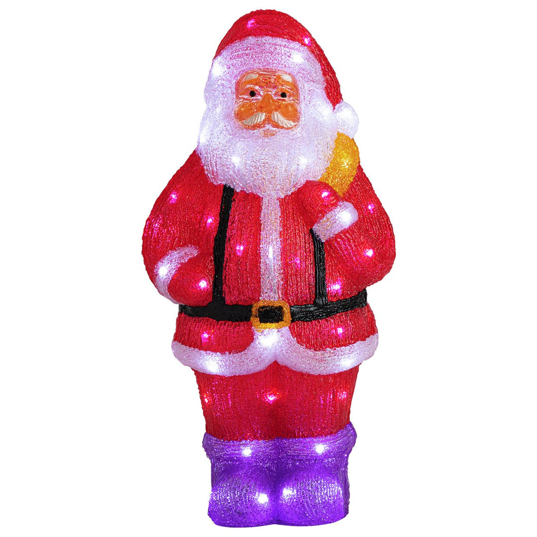 Home Acrylic Santa Christmas Decoration - 60cm - Indoor or Outdoor	