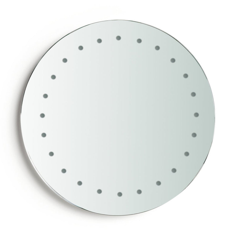 Home Round Illuminated Bathroom Mirror