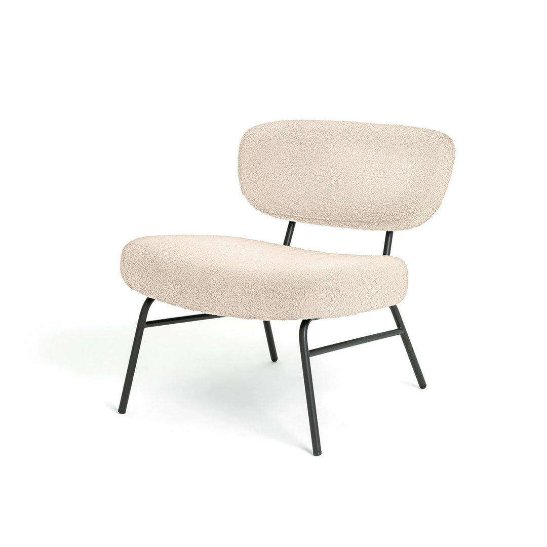 Habitat Cole Boucle Accent Chair - Cream