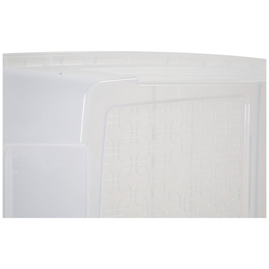 Strata Smart 65L Plastic Storage Boxes with Lid - Clear