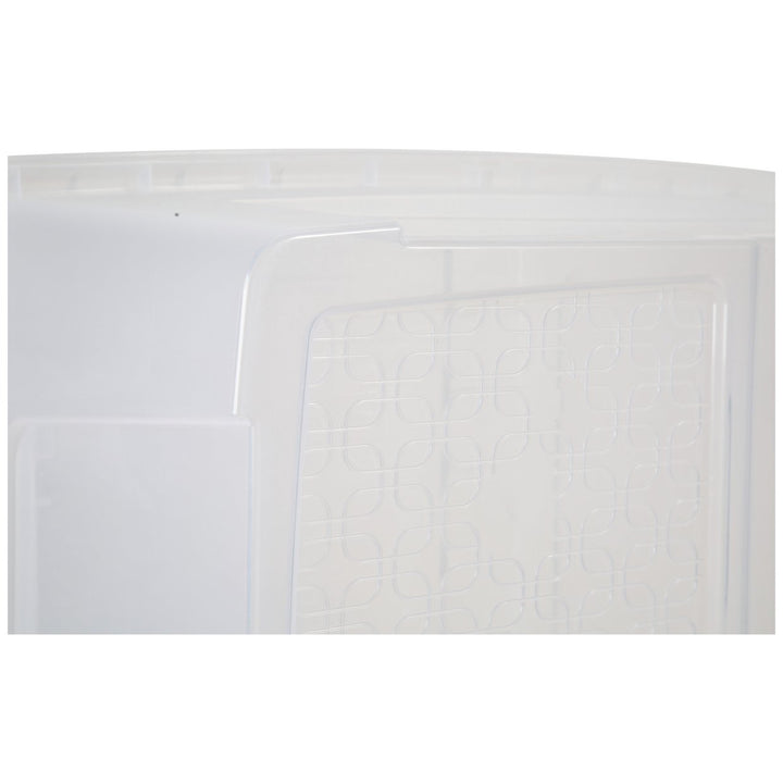 Strata Smart 65L Plastic Storage Boxes with Lid - Clear