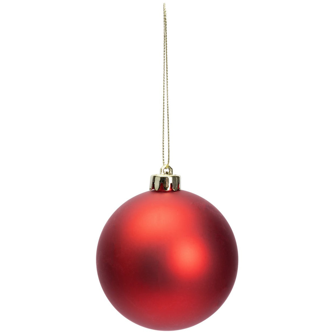 Home Pack of 49 Christmas Tree Baubles Decoration - Red
