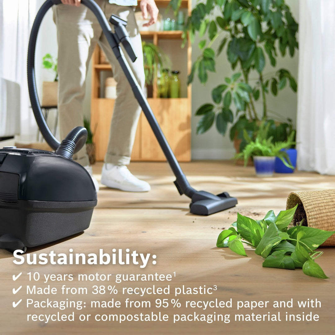 Bosch Serie 4 ProEco Corded Bagged Cylinder Vacuum Cleaner
