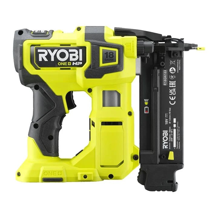 Ryobi R18GN18X-0 18V ONE+ HP Cordless Brushless 18 Gauge Nailer (Bare Tool)