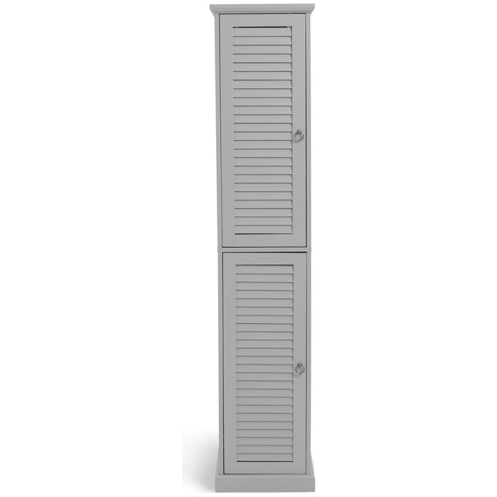 Home Le Marais Louvered Tallboy - Grey