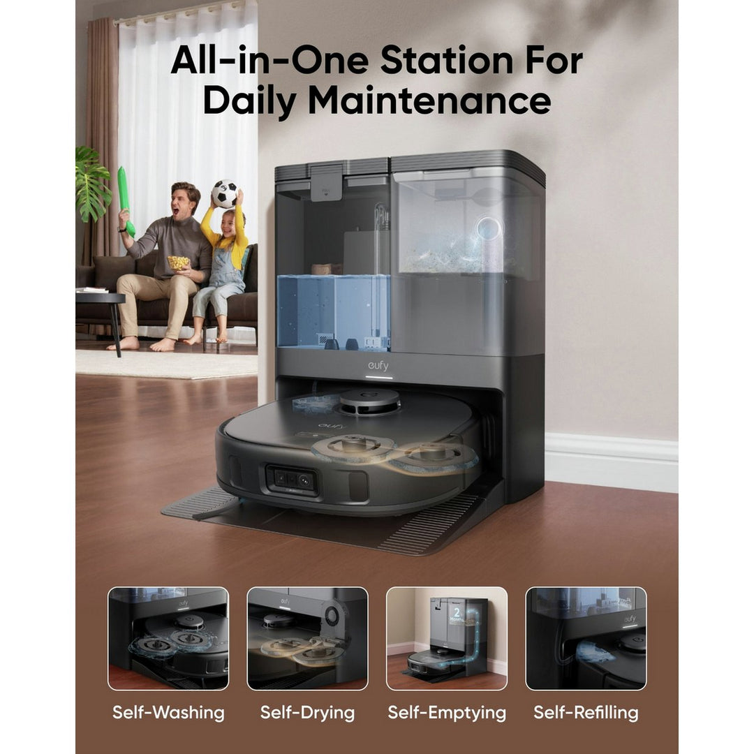 eufy X10 Pro Omni Robot Vacuum &amp; Mop with All-in-One Station