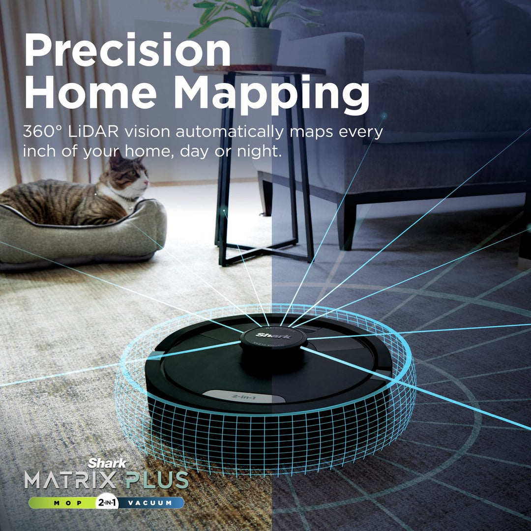 Shark Matrix Plus 2-in-1 Robot Vacuum &amp; Mop with Self-Empty Base