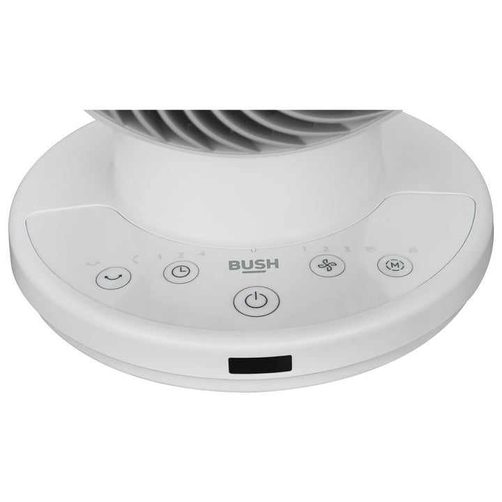 Bush 6 Inch White Desk Fan with Remote Control